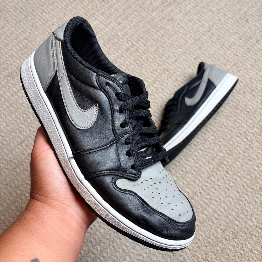 Air Jordan 1 Retro Low OG Shadow 2024 Black Grey CZ0790-003 Mens 11.5